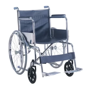 Chromed Steel Frame Wheelchair