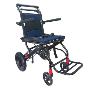 Compact Foldable Aluminum Wheelchair
