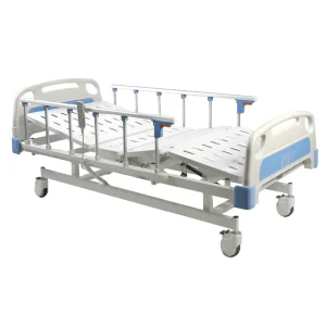 Durable Steel Medical Bed With Rails