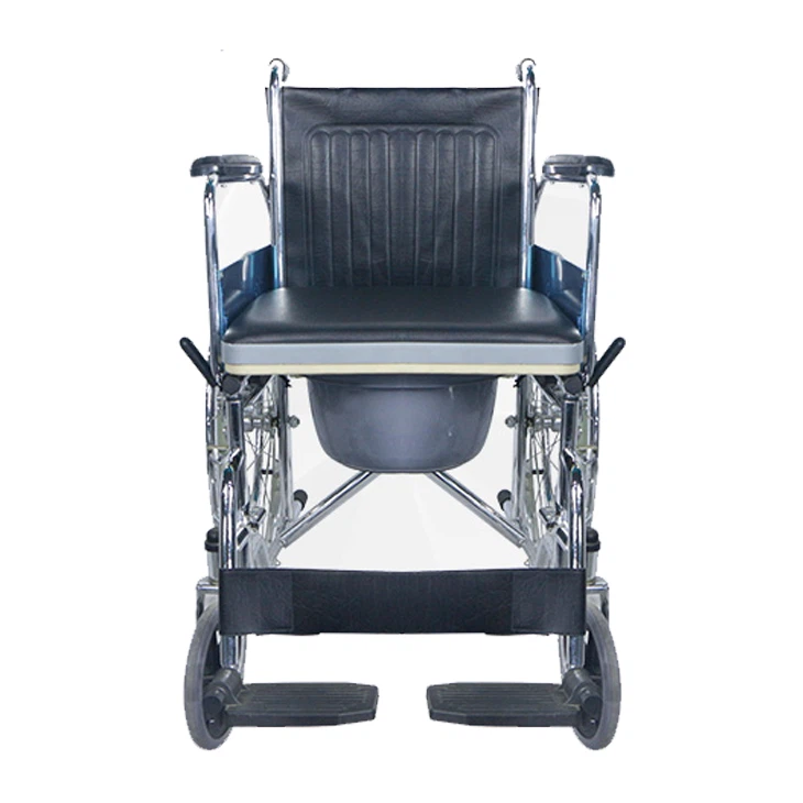 Economic Commode Wheelchair For Easy Transport