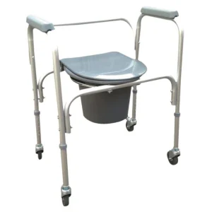 Folding Commode With Wheels