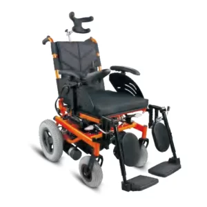 Folding Electric Wheelchair With Light Control