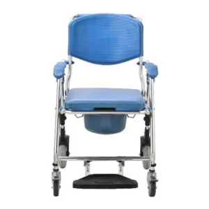 Lightweight Foldable Wheeled Toilet Chair