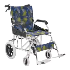 Lockable United Brake Fixed Armrest Wheelchair