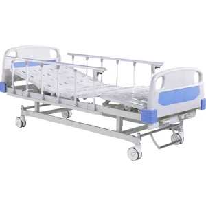 Manual Crank Medical Bed With Railings