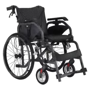 PVC Wheels Fixed Footrests Wheelchair