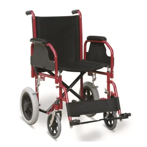 Pneumatic Tires Steel Wheelchair For Transport