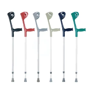 Six Color Comfortable Handgrip Forearm Crutch