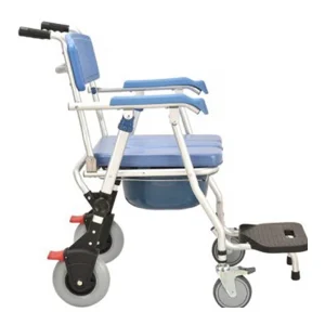 Slip Resistant Wheeled Commode Chair
