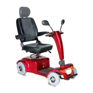 Steel Electric Wheelchair With Light Control
