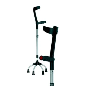 Sturdy Gray Crutch For Adults