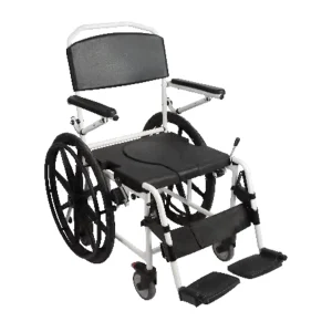 Wheelchair Commode Chair With Carrying Wheel
