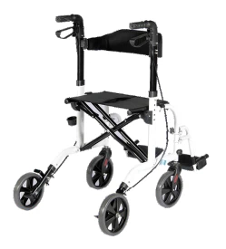 Height Adjustable Rollator With Storage