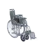 Wheelchair With Inflatable Patterned Rear Wheel