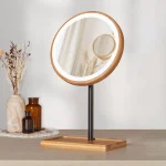 Bamboo Mirror - Rechargeable LED mirror